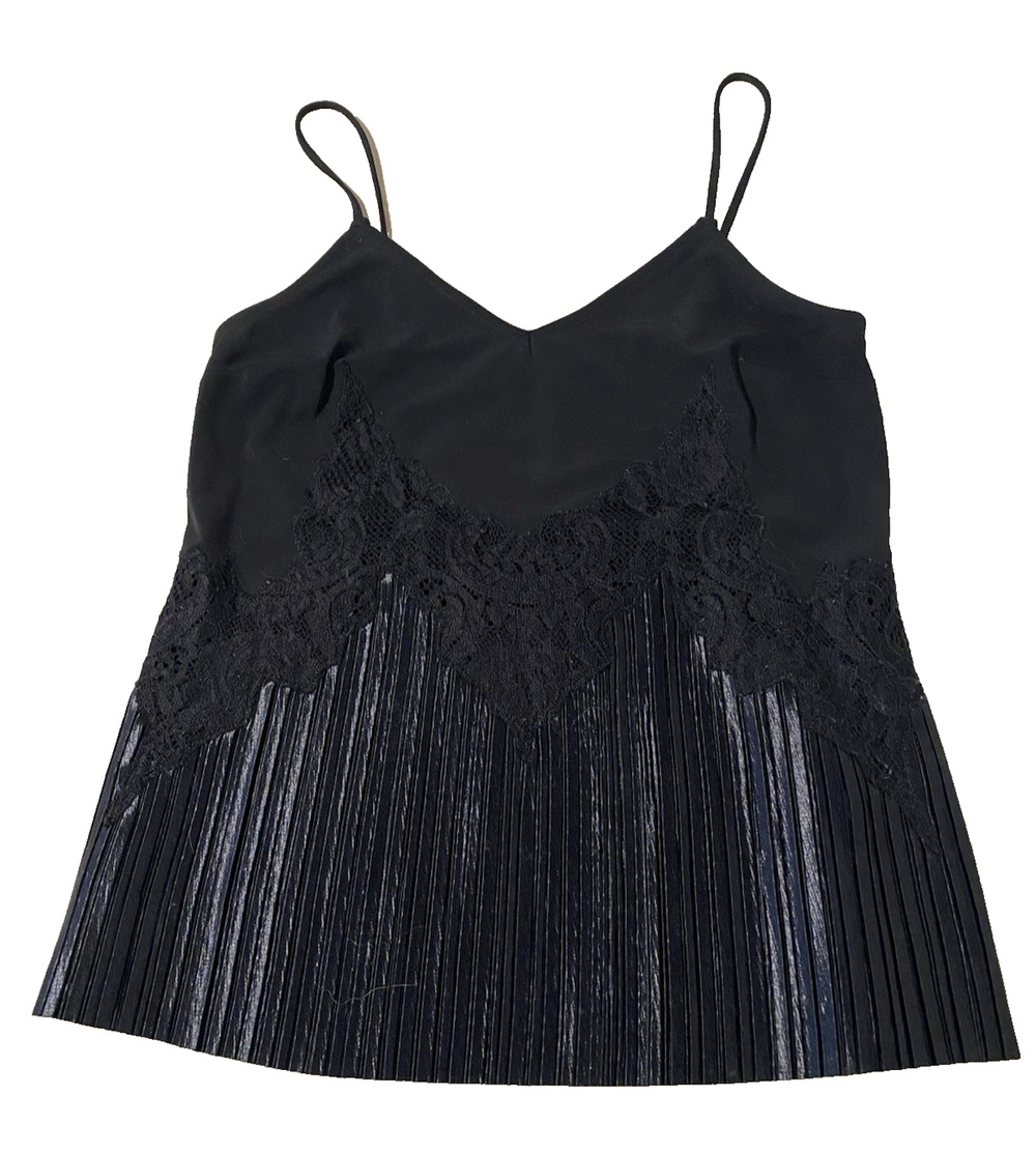 Express Womens Fairy Grunge Babydoll Top Size XS Black Whimsigoth 90s Witchy